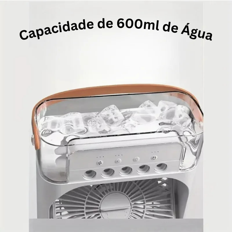 Ventilador de Nebulização Umidificador e Climatizador