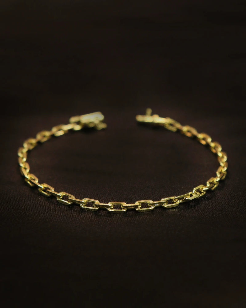 Pulseira de moeda antiga idêntica ao Ouro 18k (Garantia Eterna na Cor)